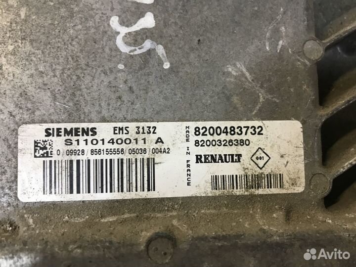 Блок управления двигателем Renault Logan