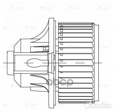 Э/вентилятор отоп. для а/м Land Rover Discovery