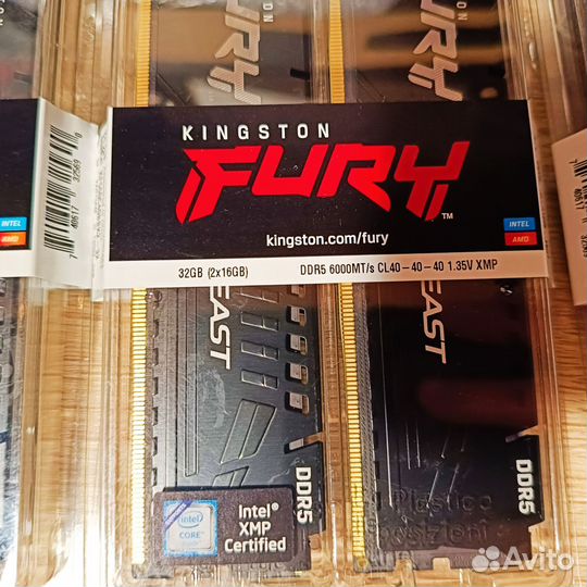 Оперативная память DDR5 32gb Kingston Новая