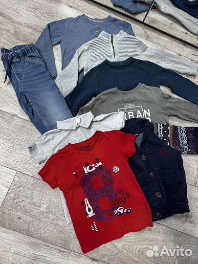 Пакет брендовой одежды теплой для мальчика