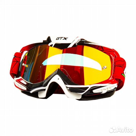 Очки для мотокросса GTX 5016 красные
