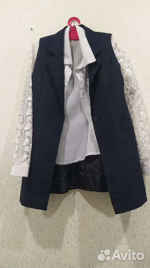 Кардиган (жилет) школьный