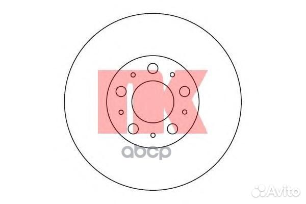 204841 Диск тормозной volvo S60 01/S80 99-06/V