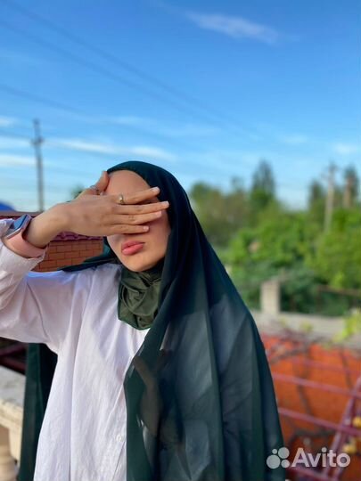 Шарфы с пришитой бонькой