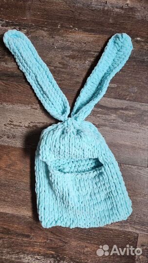 Шапка Балаклава заяц