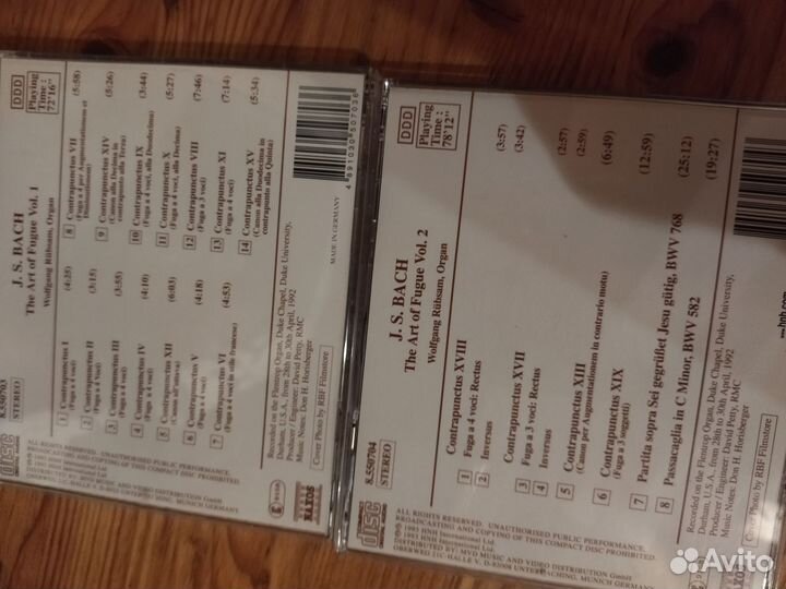 CD диски фирменные, Bach - искусство фуги