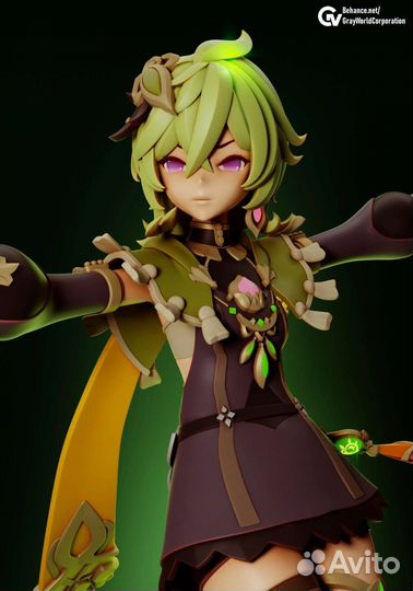 Genshin impact фигурка Collei