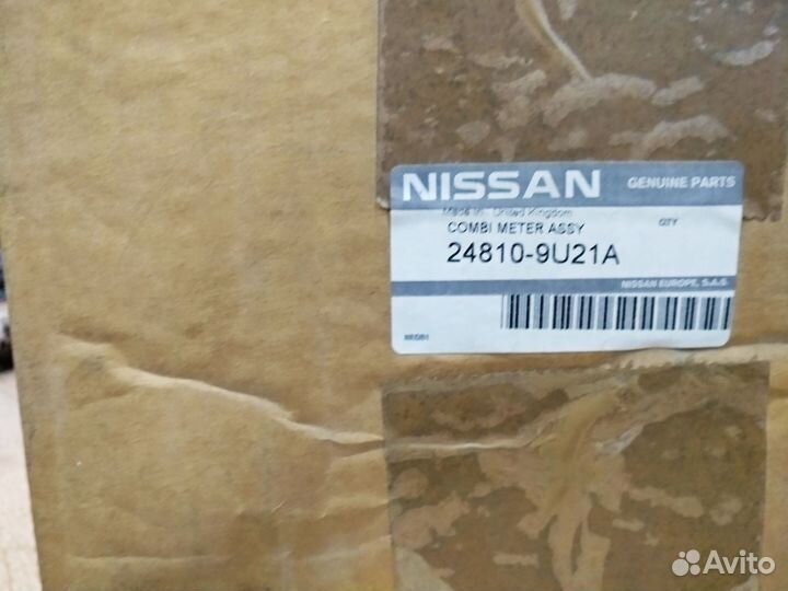 Щиток приборов ниссан Ноут E11 248109U21A