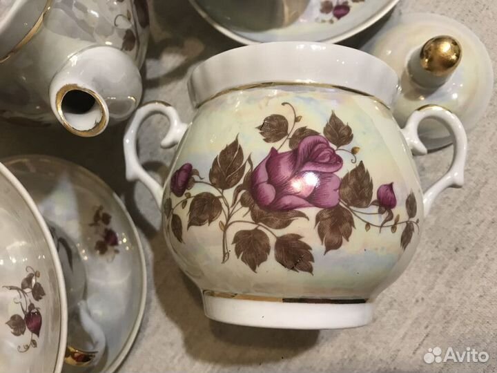 Винтаж: Сервиз чайный на 6 персон Барановка СССР