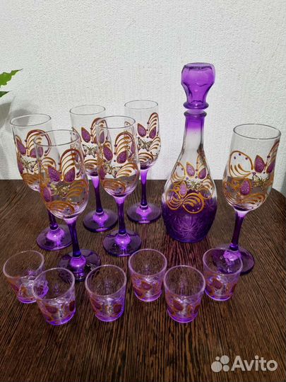 Новый набор бокалов и рюмок