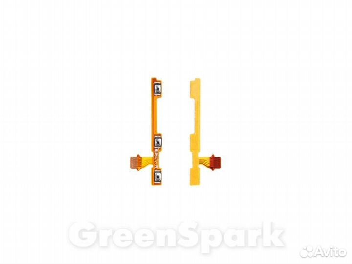 Шлейф для Huawei Honor 8A + кнопка включения + кн