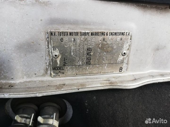 Разбор на запчасти Toyota Corolla E11 1997-2001