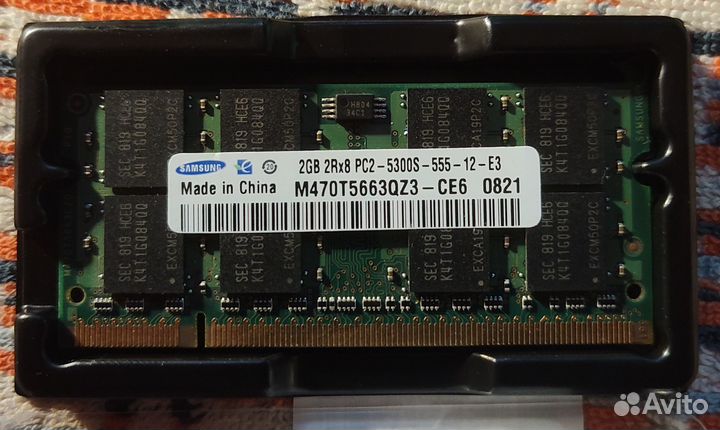 DDR2 2GB Samsung M470T5663QZ3-CE6