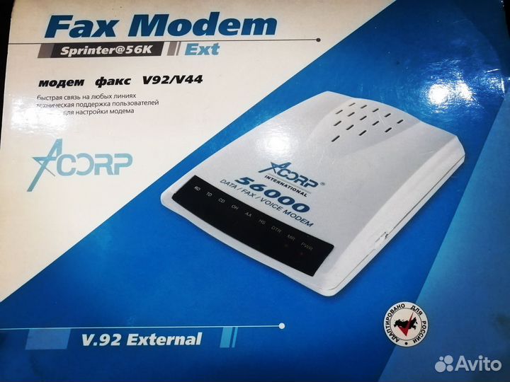 Факс модем Acorp 56000