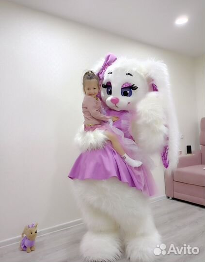 Ростовая кукла Зайка, Мишка, Аниматор