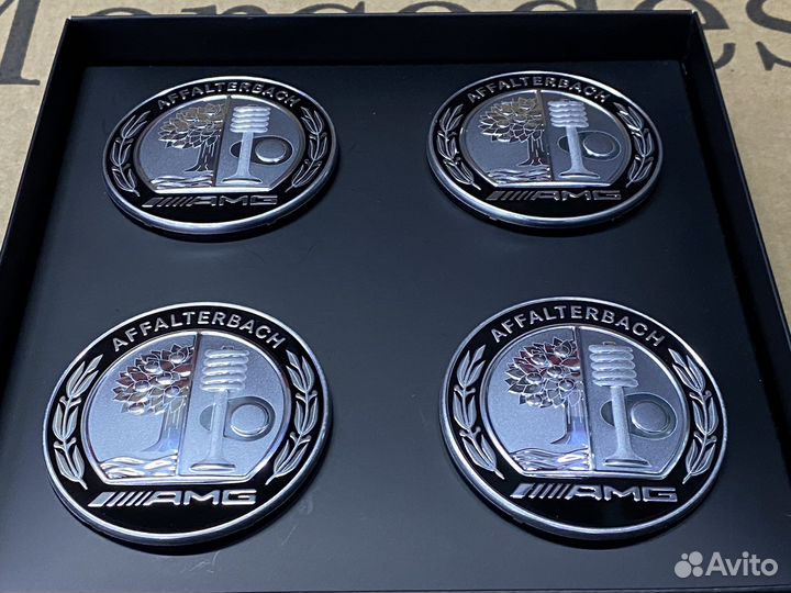 Комплект колпачков на ступицы колёс AMG