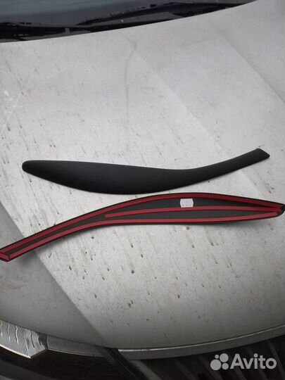 Реснички на фары Skoda Octavia A5 milotec