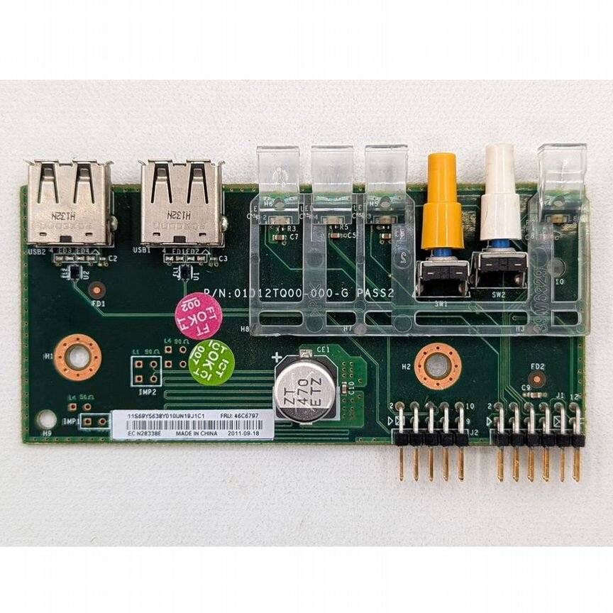 [46C6797] Плата Панели Кнопок 69y5638, 39m4350, 39m