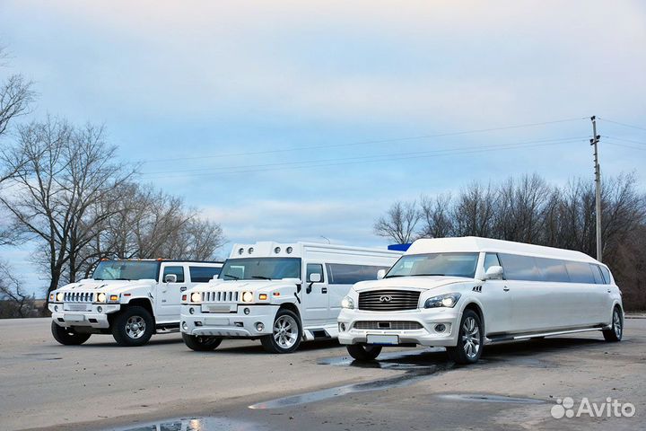 Роскошный лимузин Infiniti QX56 на свадьбу