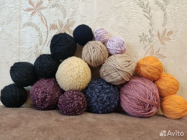 Пряжа нитки для вязания пакетом