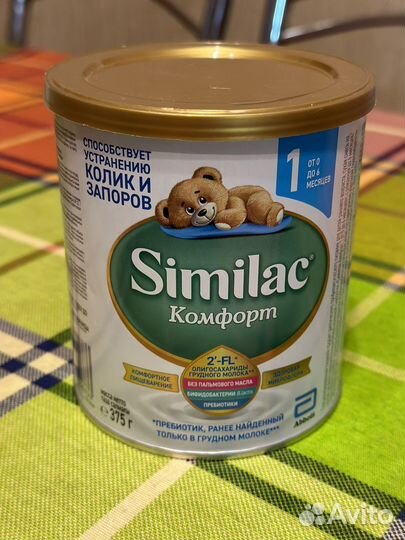 Детская смесь симилак комфорт 1