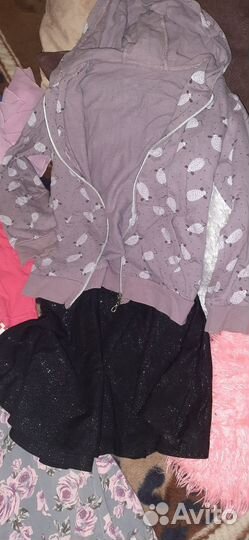 Детские вещи на девочку возраст 4-7 лет пакетом