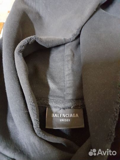 Худи balenciaga heavy metal