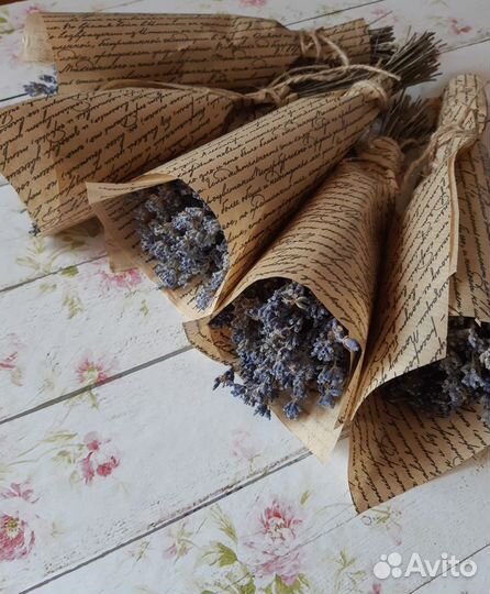 Лаванда сухоцвет, букеты-комплименты