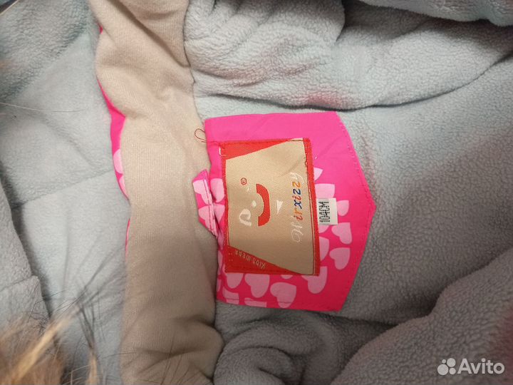 Зимний комбинезон для девочки 104