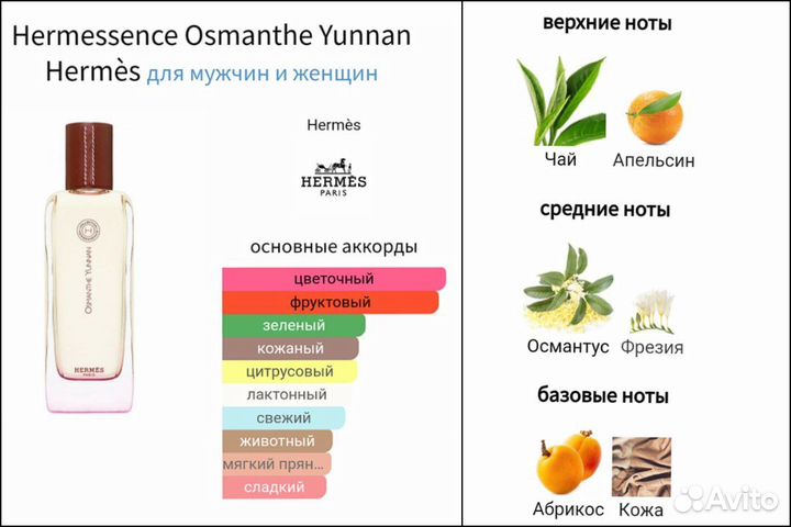 Hermes Osmanthe Yunnan и Un Jardin sur le Nil