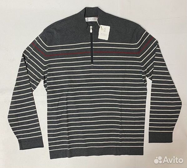 Джемпер Brunello Cucinelli серый