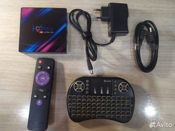 Android Smart TV приставка H96 MAX 4K ultra HD