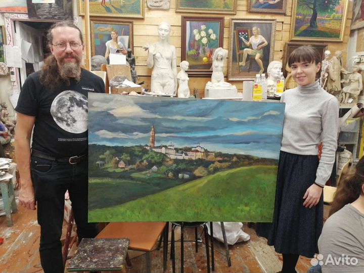 Картины на заказ. Портрет по фото. Копия картины