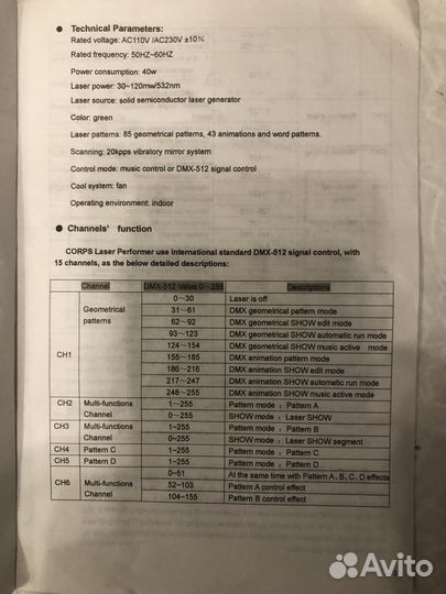 Лазер для дискотек