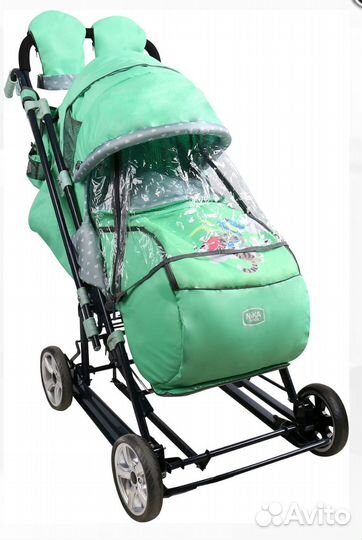 Детские санки на колесах