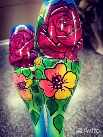 Аэрография предметов для художественной гимнастики