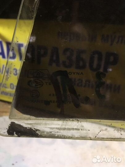 Стекло заднее правое Daewoo Nexia