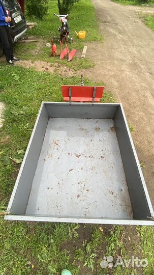 Прицеп для мотоблока, снегоуборщик для мотоблока