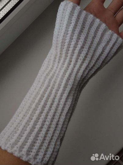 Митенки вязаные