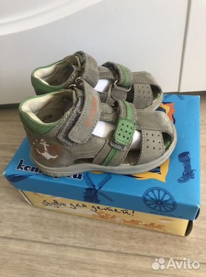 Туфли летние, ясельные, Котофей, 20 размер