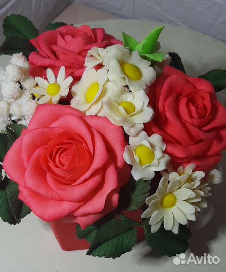 Шоколадные цветы, сладкий подарок