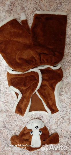 Костюм супергероя и собаки, маска и парик