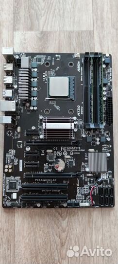 Сборка ga970-ds3p + fx4200 + 4Gb Kingston 1333Mhz