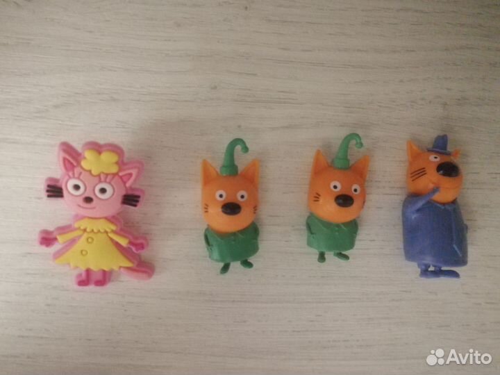 Игрушки из яйца три кота