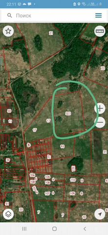 Участок 9,96 га (СНТ, ДНП)