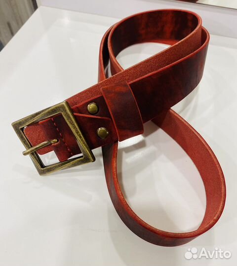 Ремень женский кожаный handmade