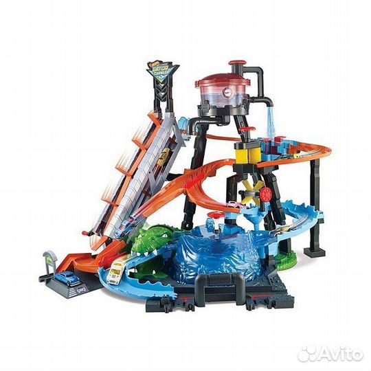 Трек Hot wheels невообразимая автомойка