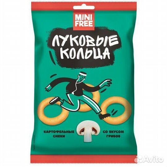 Луковые кольца Mini Free со вкусом Грибов 45 г