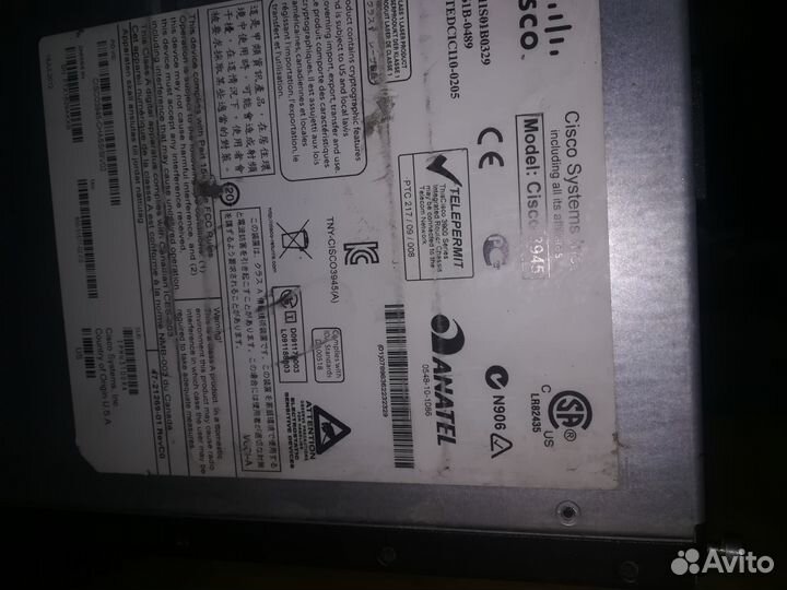 Cisco 3945 платформа Б/У