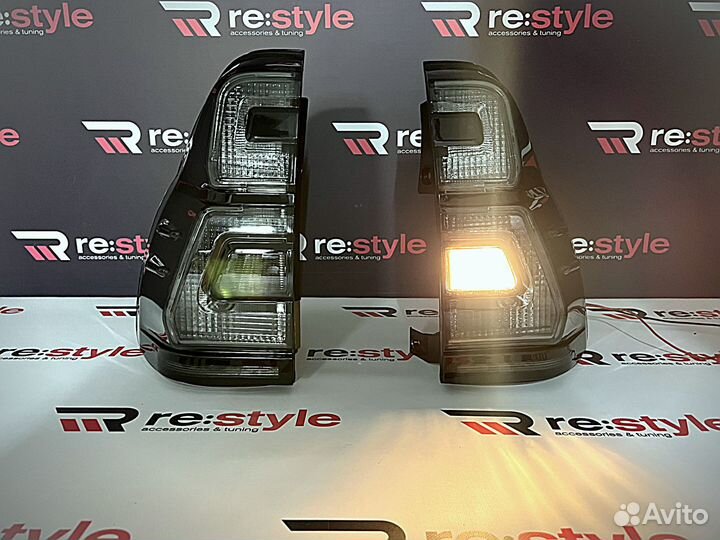 Стопы Prado 120 Тюнинг Дымчатые